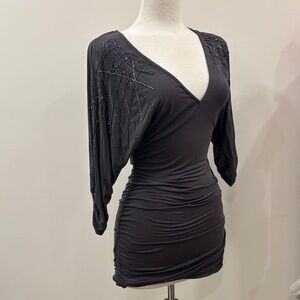 Vintage Guess Mini Dress with Beaded Detail